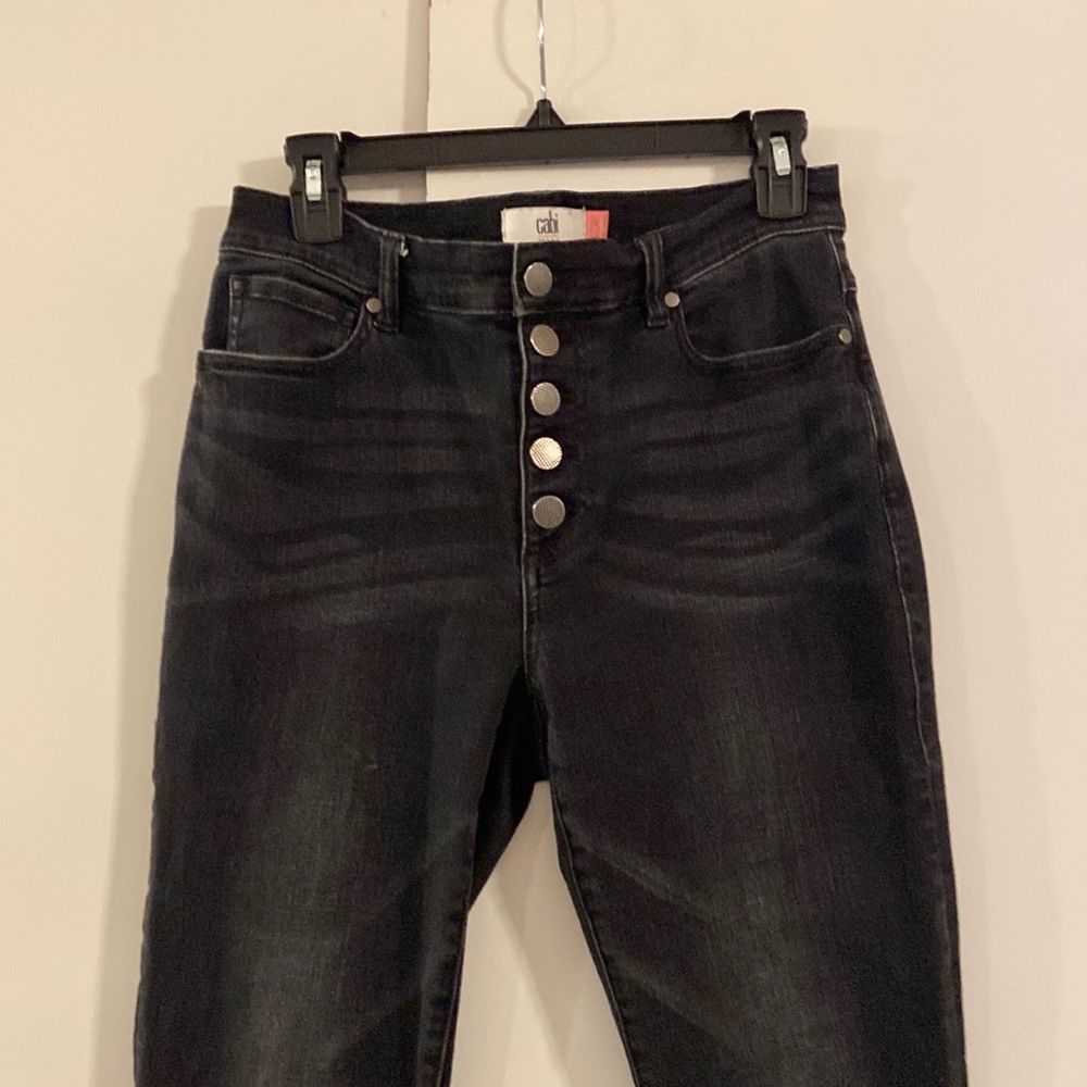 Cabi stretch button fly straight